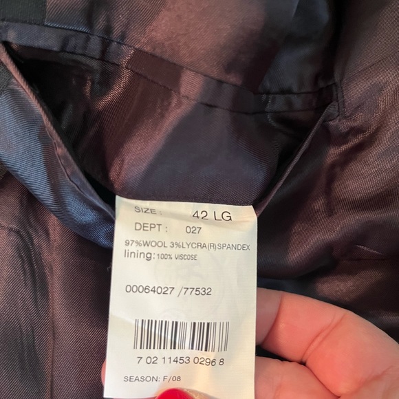 Brooks Brothers “346” Stretch 42L Blazer 97% wool - Picture 8 of 11